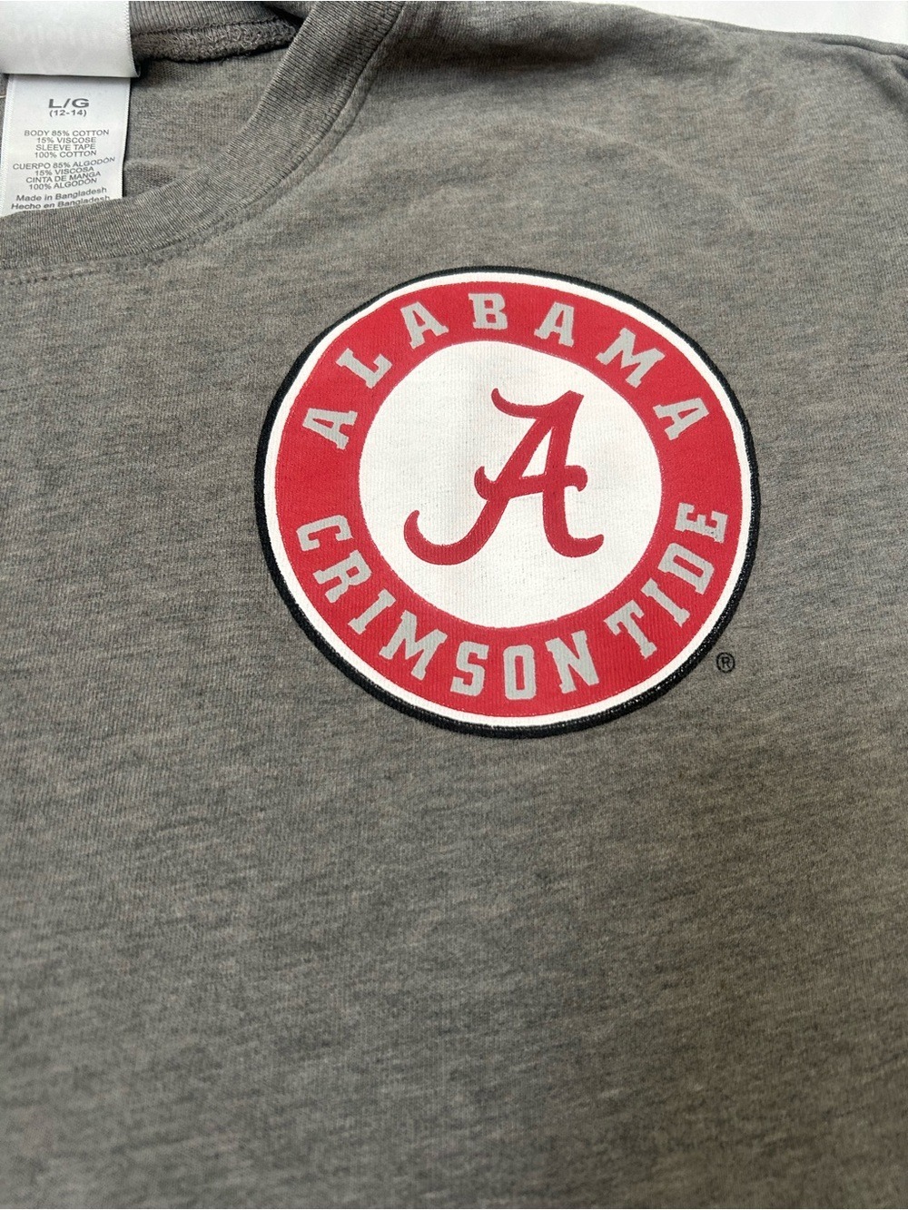 Knights Apparel Alabama Crimson Tide L Long Sleeve  Women’s Collegiate Oversized - Picture 4 of 14